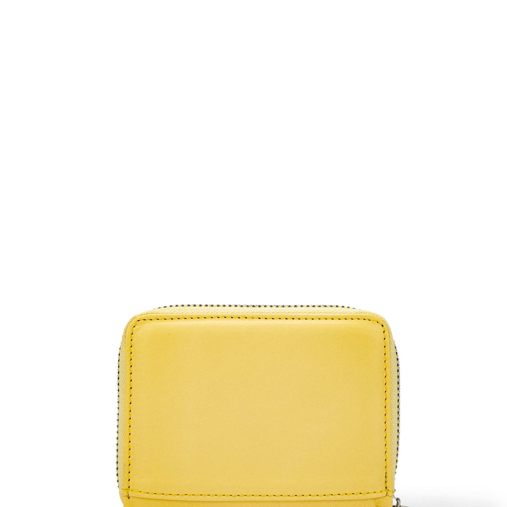 Tamer Tanca Unisex Hakiki Deri Sarı Kartlık