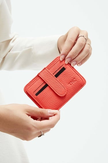  Tamer Tanca Unisex Hakiki Deri Yavruağzı Kartlık