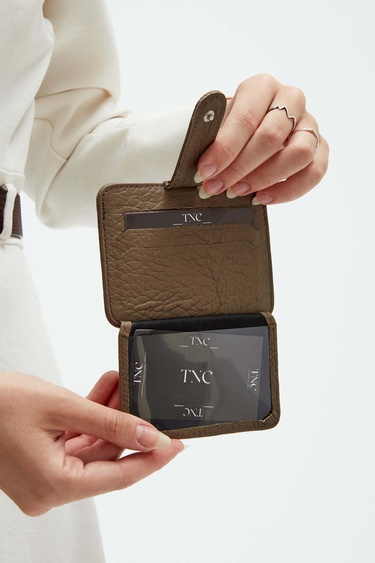  Tamer Tanca Unisex Hakiki Deri Vizon Kartlık