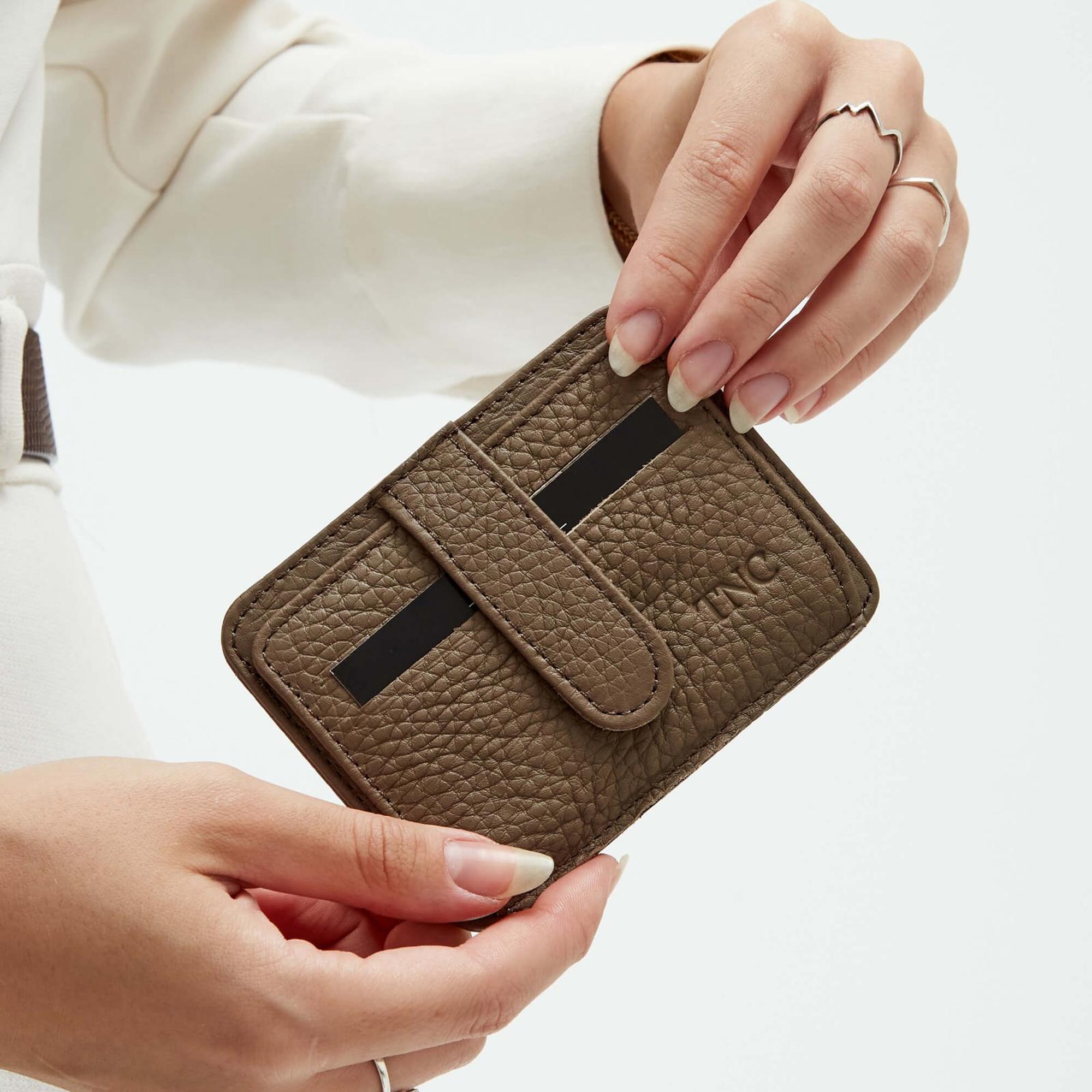 Tamer Tanca Unisex Hakiki Deri Vizon Kartlık