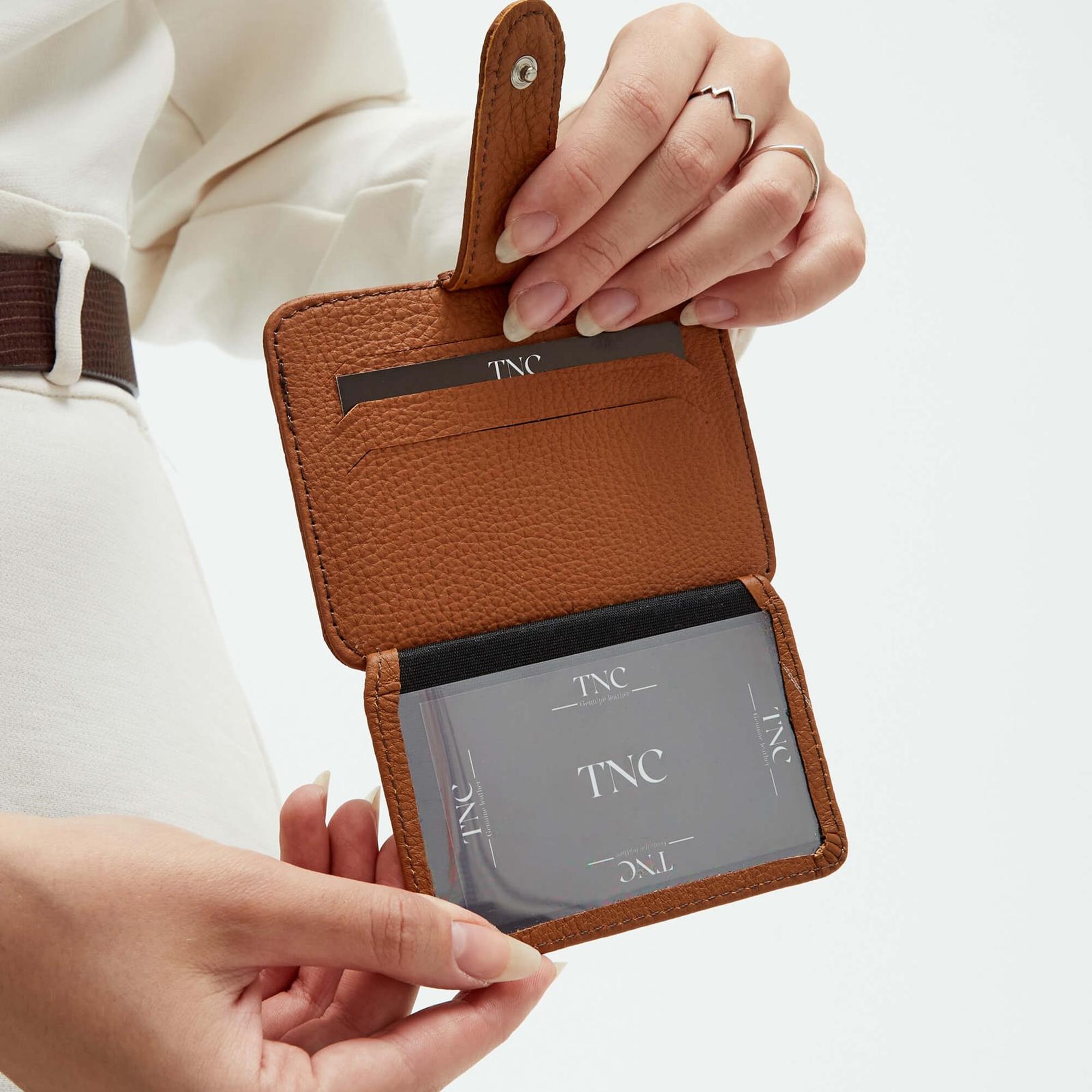 Tamer Tanca Unisex Hakiki Deri Taba Kartlık