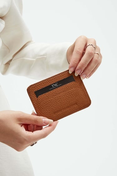  Tamer Tanca Unisex Hakiki Deri Taba Kartlık