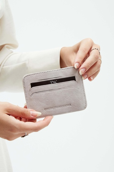  Tamer Tanca Unisex Hakiki Deri Taş Nubuk Kartlık