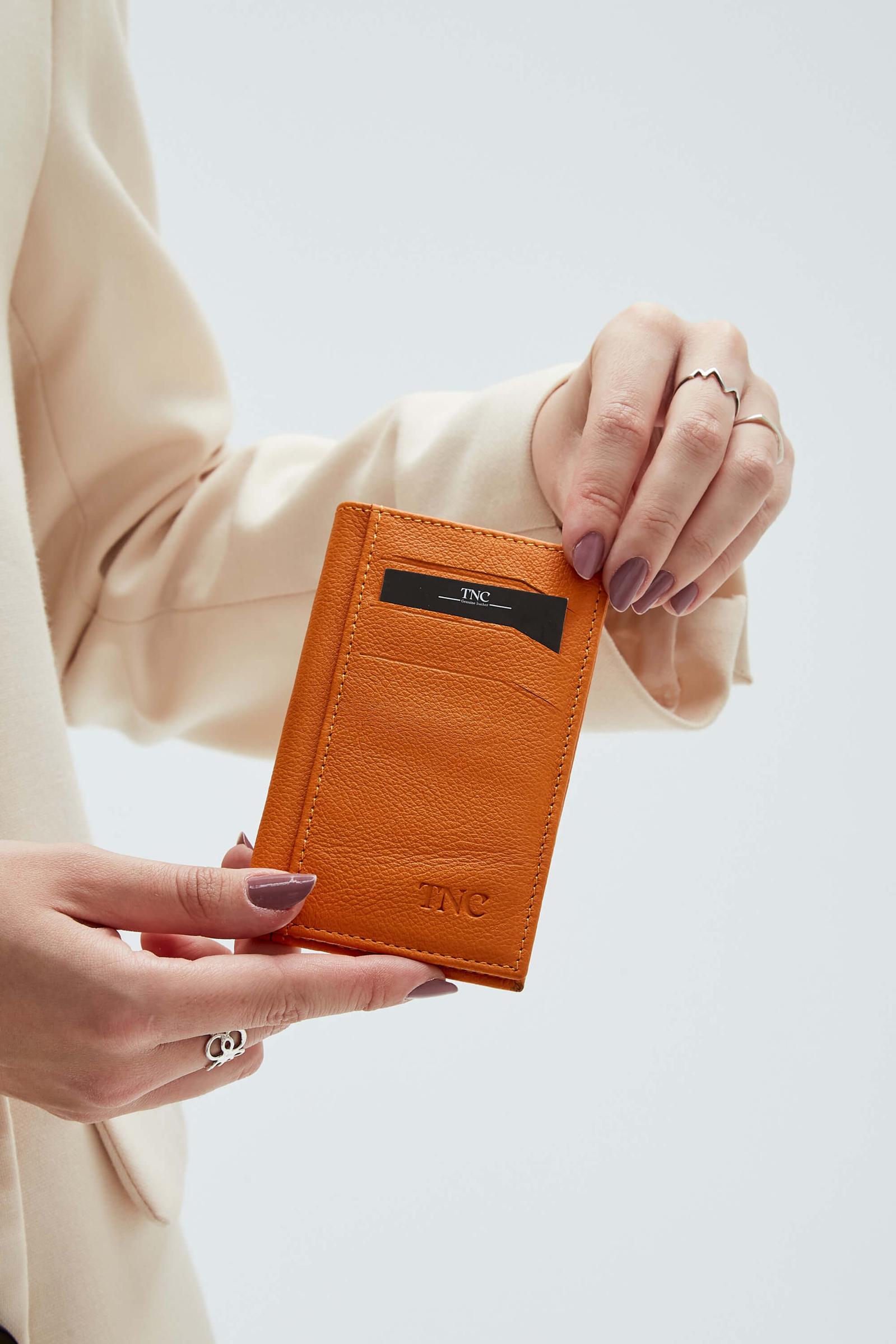  Tamer Tanca Erkek Hakiki Deri Vizon Kartlık