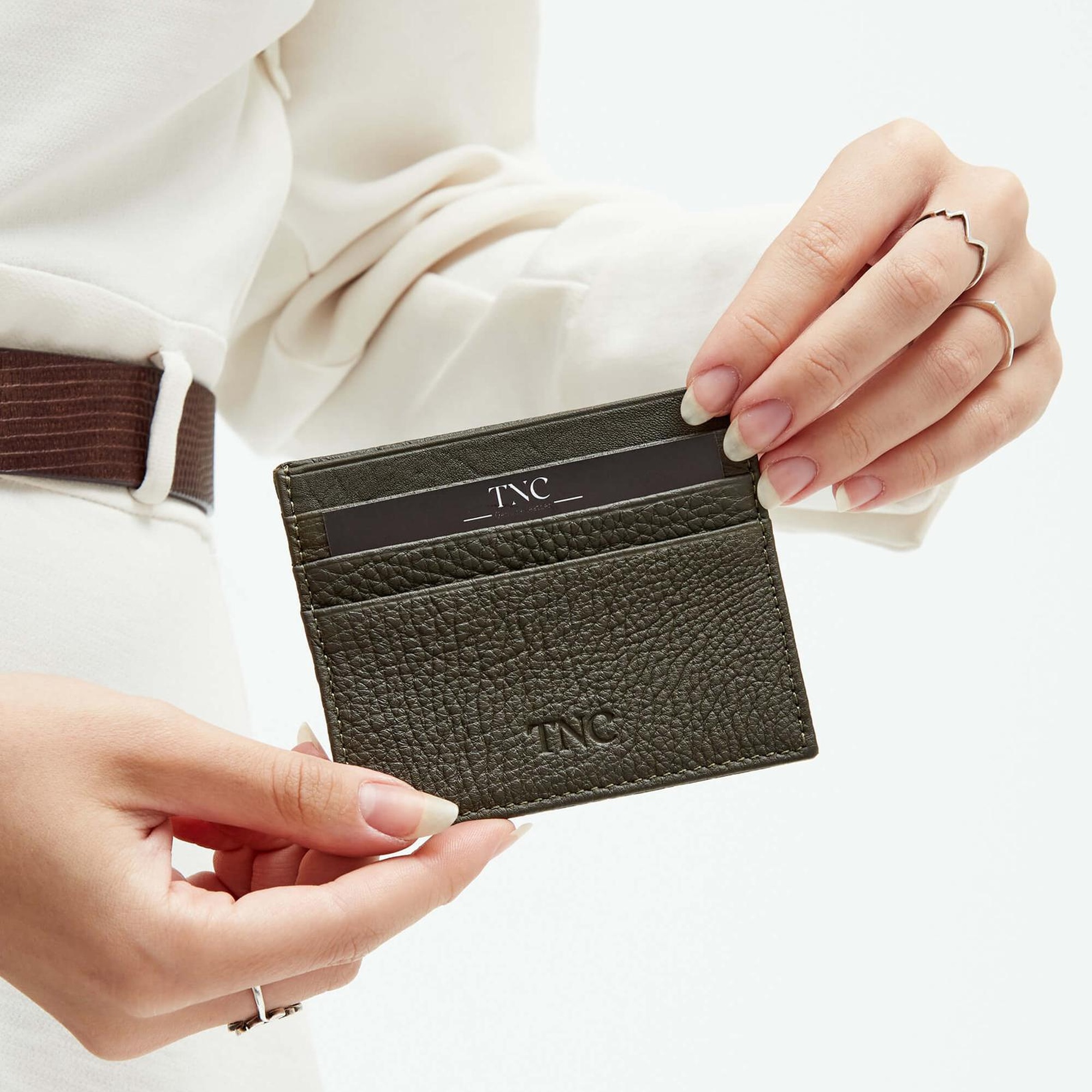 Tamer Tanca Unisex Hakiki Deri Haki Kartlık