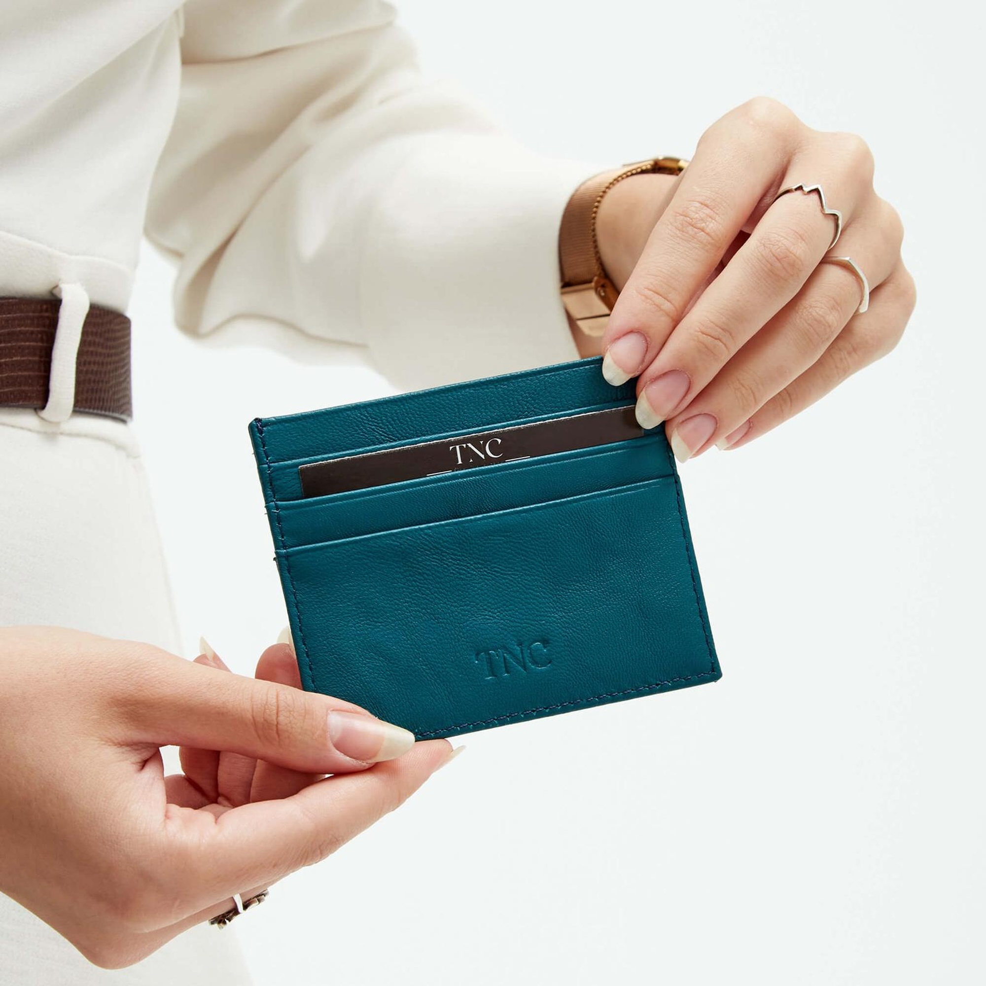 Tamer Tanca Unisex Hakiki Deri Jean Kartlık