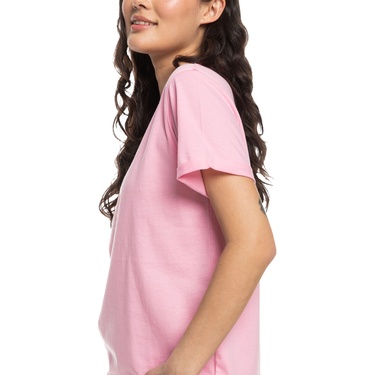  Roxy Noon Ocean Kadın Pembe Tişört