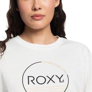  Roxy Noon Ocean Kadın Beyaz Tişört