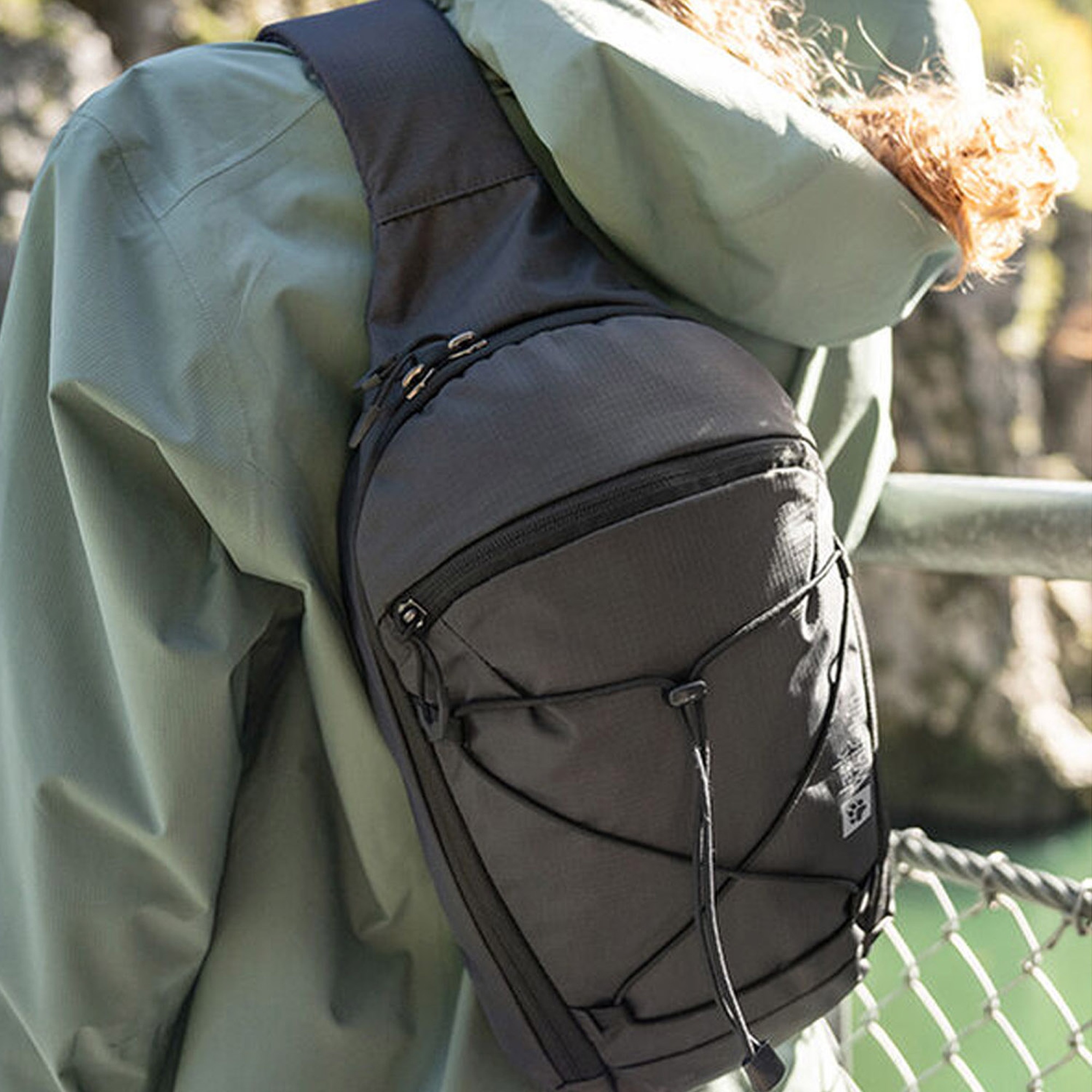 Jack Wolfskin Cyrox Sling Unisex Gri Çanta