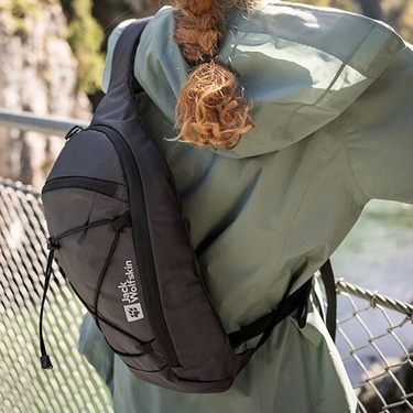  Jack Wolfskin Cyrox Sling Unisex Gri Çanta