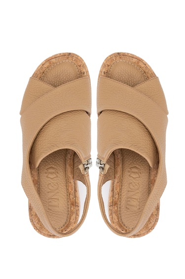  Tamer Tanca Kadın Hakiki Deri Vizon Sandalet Düz