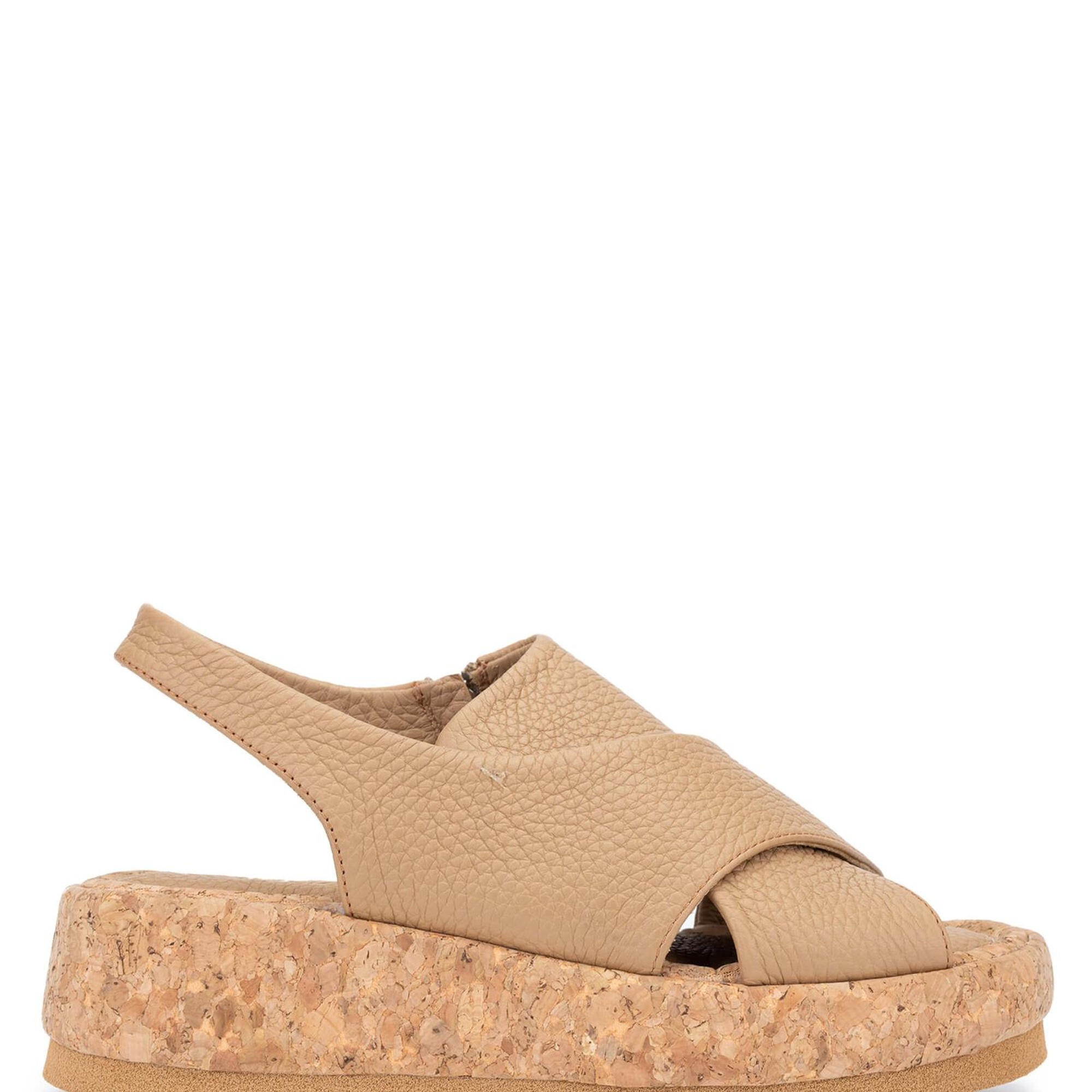 Tamer Tanca Kadın Hakiki Deri Vizon Sandalet Düz