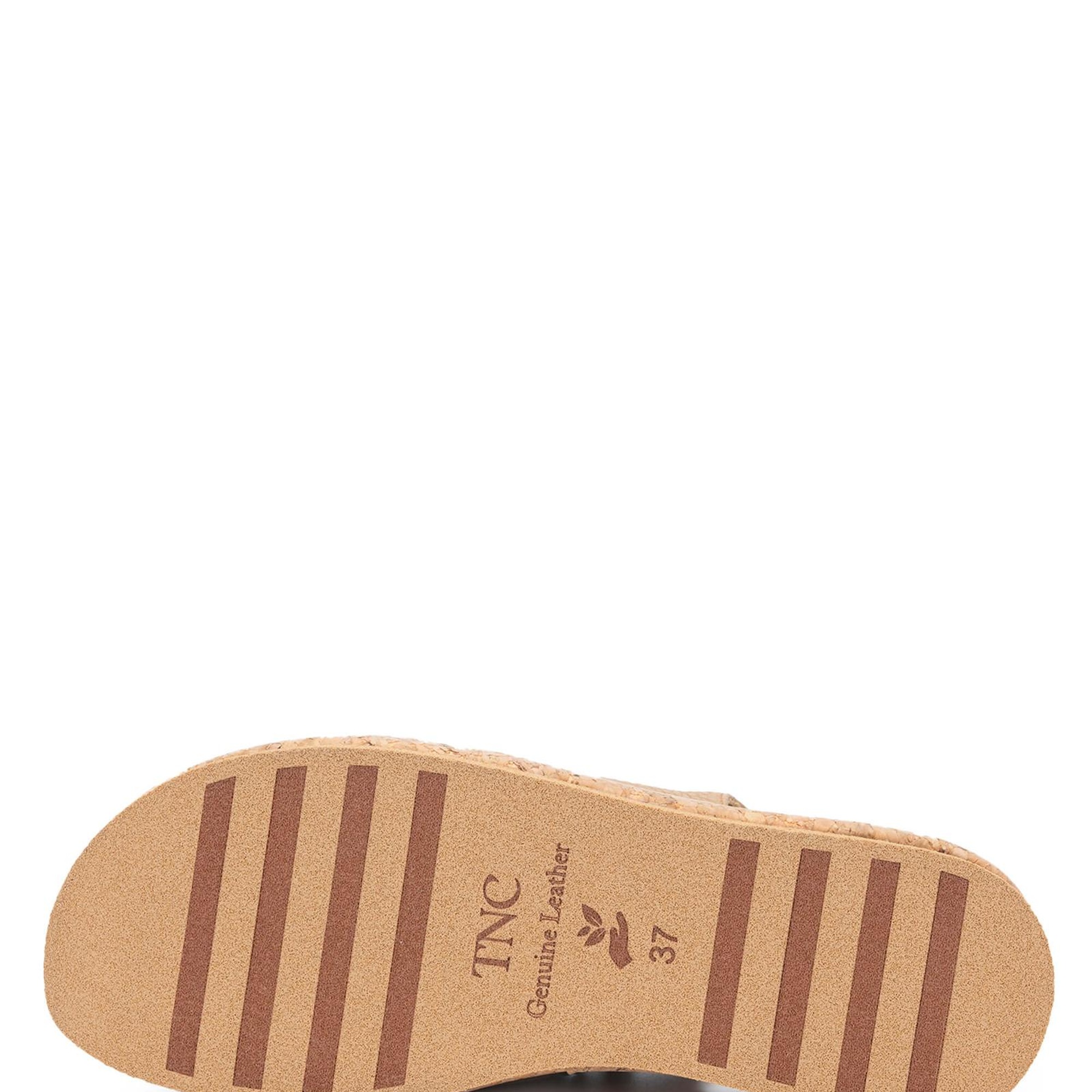 Tamer Tanca Kadın Hakiki Deri Vizon Sandalet Düz