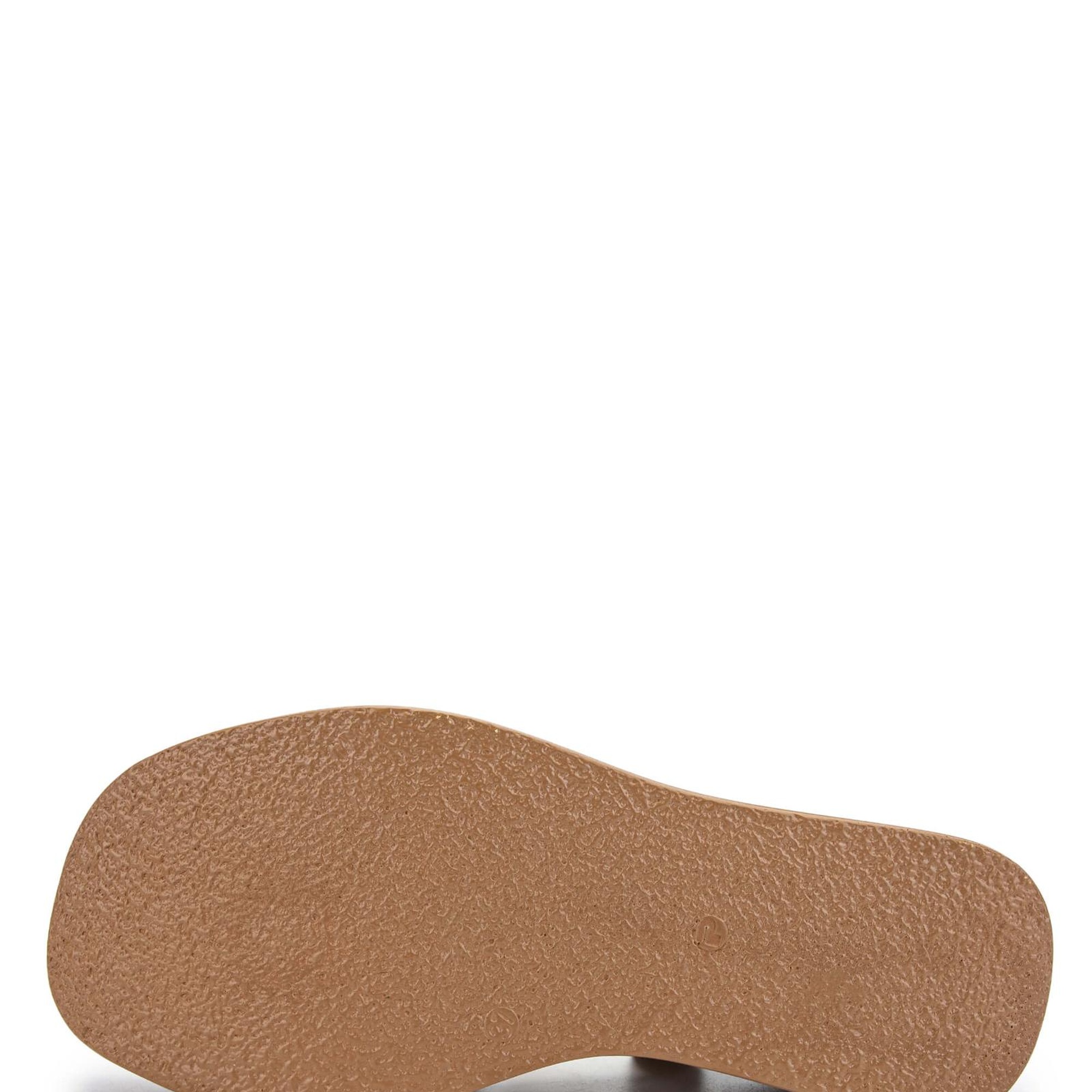 Tamer Tanca Kadın Hakiki Deri Taba Topuklu Sandalet