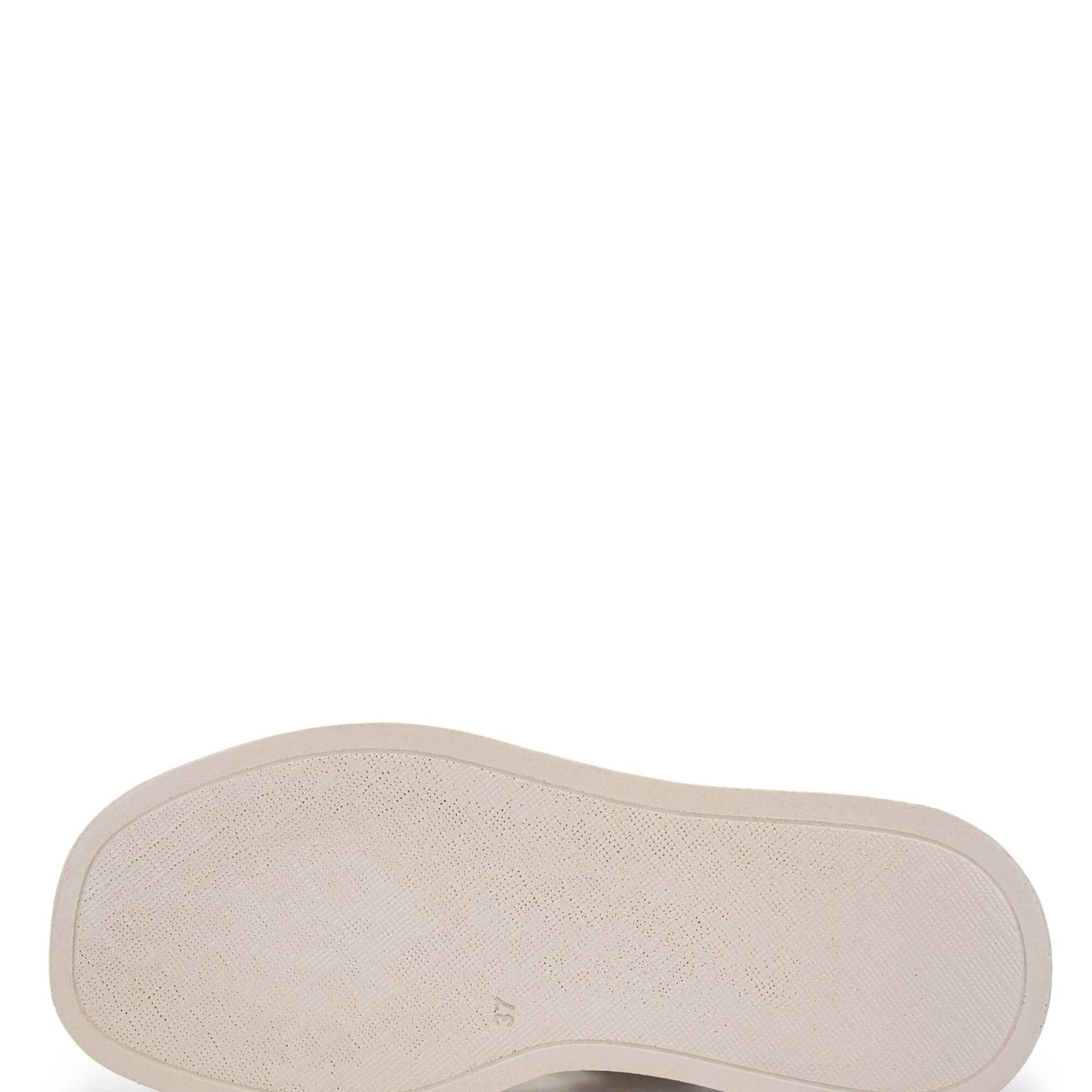 Tamer Tanca Kadın Hakiki Deri Bej Topuklu Sandalet