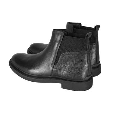  Lianne Siyah Erkek Deri Bot