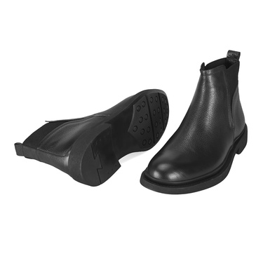  Lianne Siyah Erkek Deri Bot