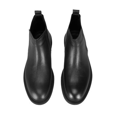  Lianne Siyah Erkek Deri Bot