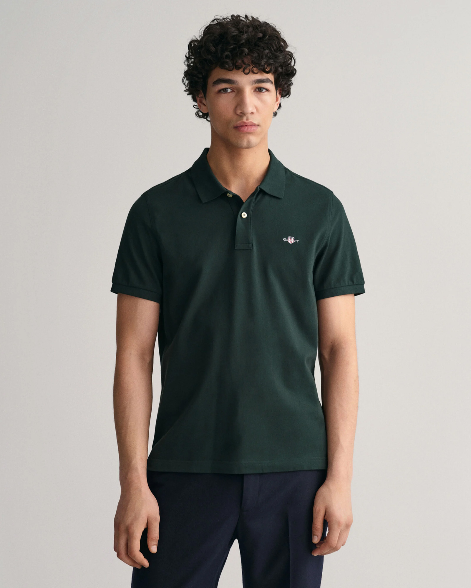 GANT Erkek Yeşil Regular Fit Polo