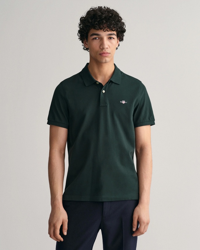  GANT Erkek Yeşil Regular Fit Polo