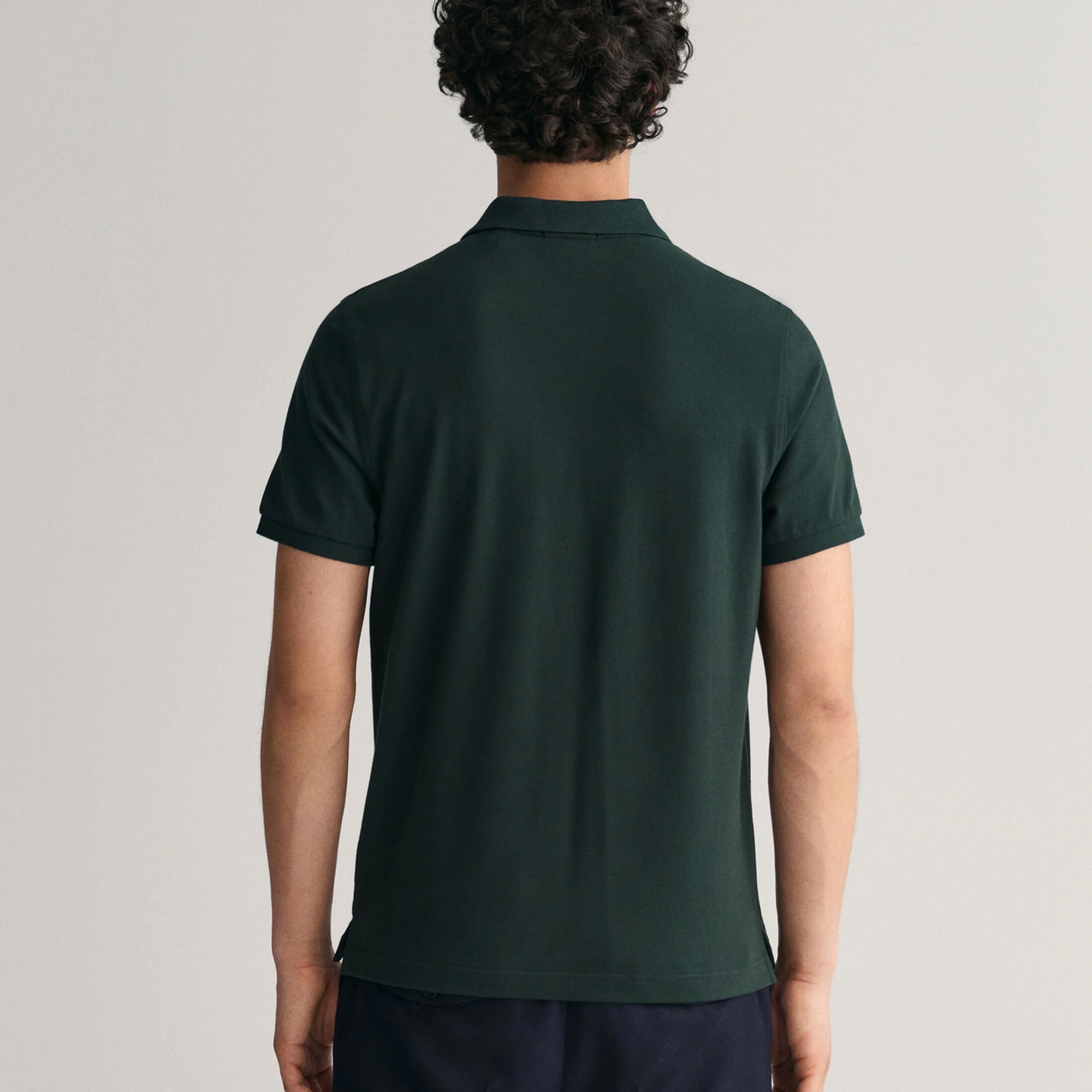 GANT Erkek Yeşil Regular Fit Polo