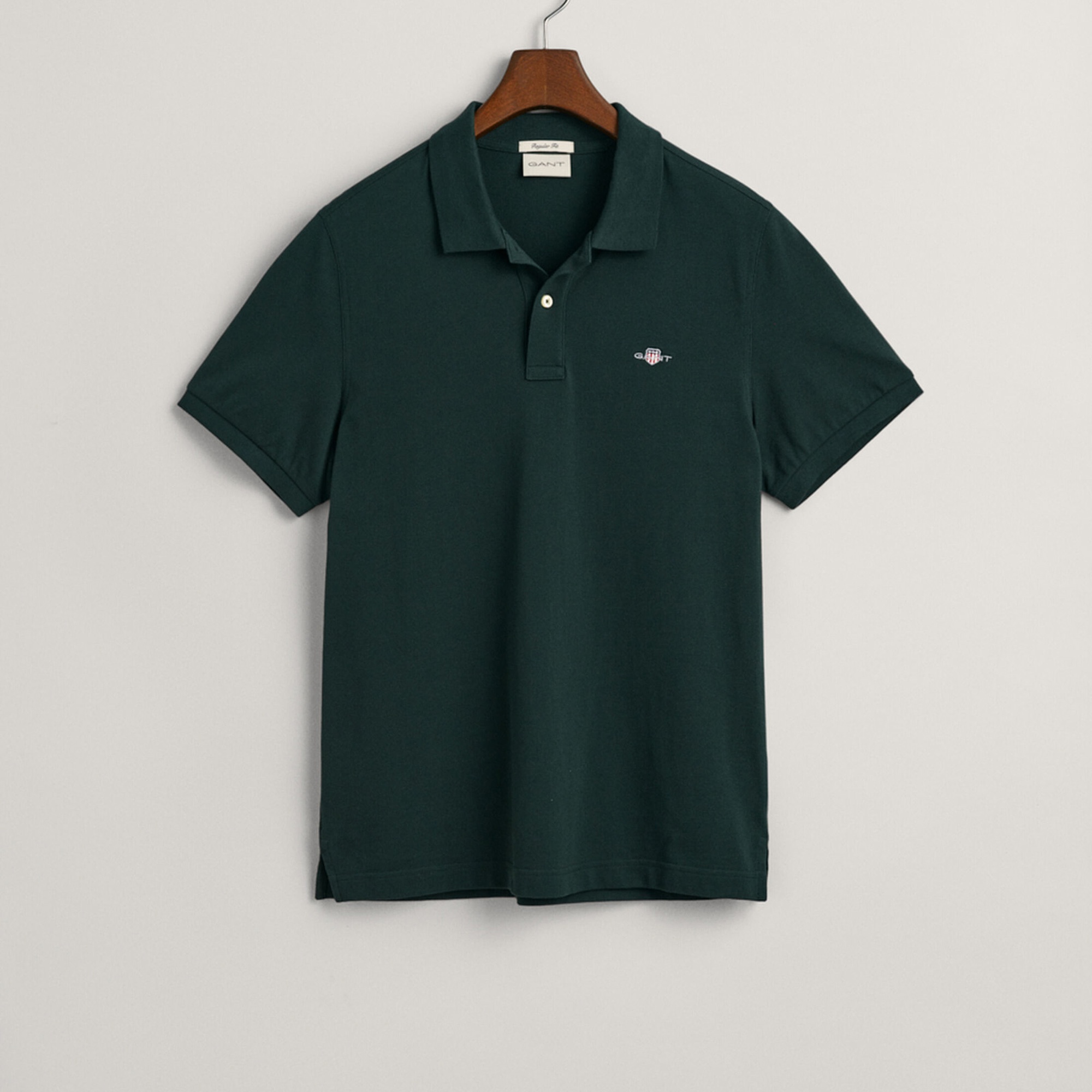 GANT Erkek Yeşil Regular Fit Polo
