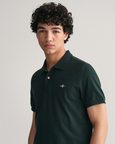  GANT Erkek Yeşil Regular Fit Polo