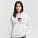 GANT Kadın Krem Relaxed Fit Kapüşonlu Logolu Sweatshirt