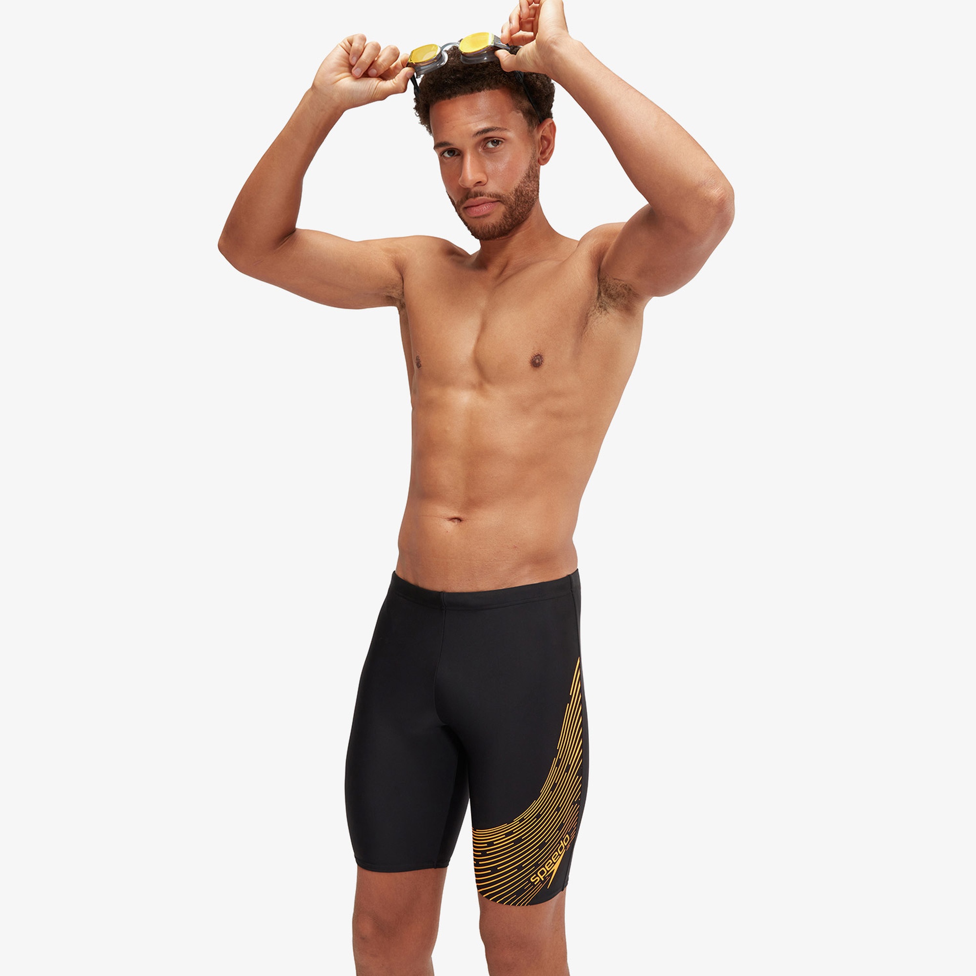 Speedo Medley Logo Jammer Erkek Siyah Mayo