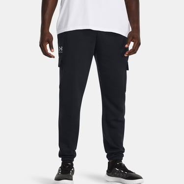  Under Armour Icon Fleece Erkek Siyah Kargo Eşofman Altı