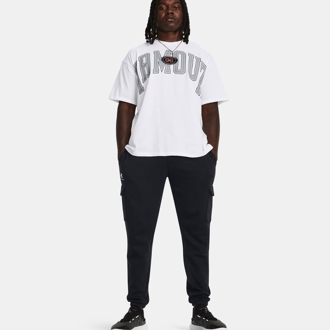  Under Armour Icon Fleece Erkek Siyah Kargo Eşofman Altı