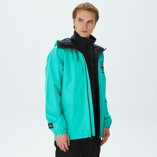  Quiksilver Hıgh In The Hood Erkek Yeşil Kayak Montu