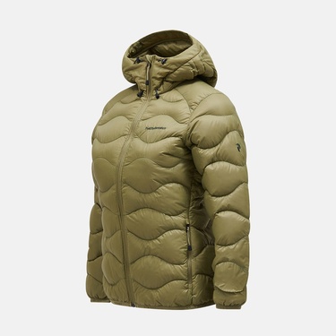  Peak Performance Helium Down Hood Kadın Yeşil Outdoor Mont