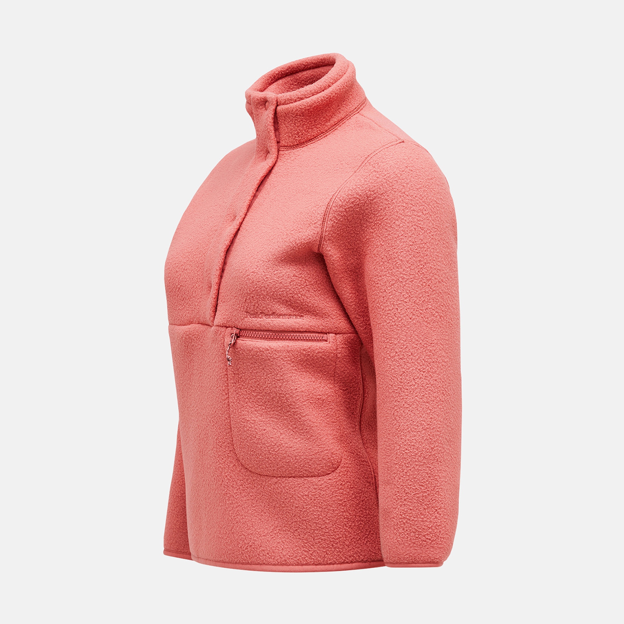 Peak Performance Fleece Snap Kadın Pembe Outdoor Polar