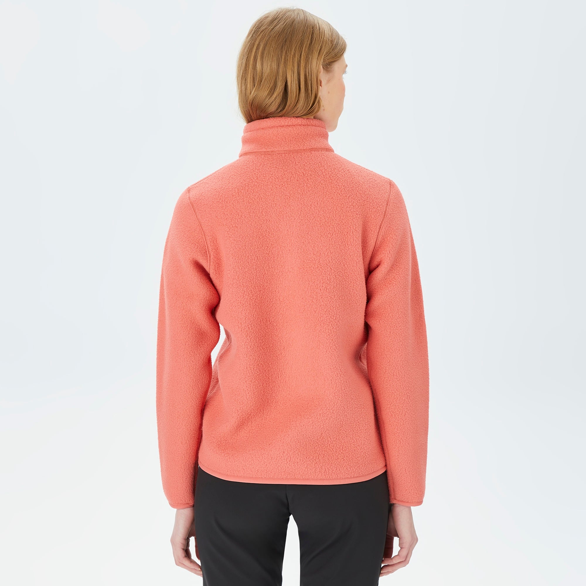 Peak Performance Fleece Snap Kadın Pembe Outdoor Polar