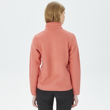  Peak Performance Fleece Snap Kadın Pembe Outdoor Polar