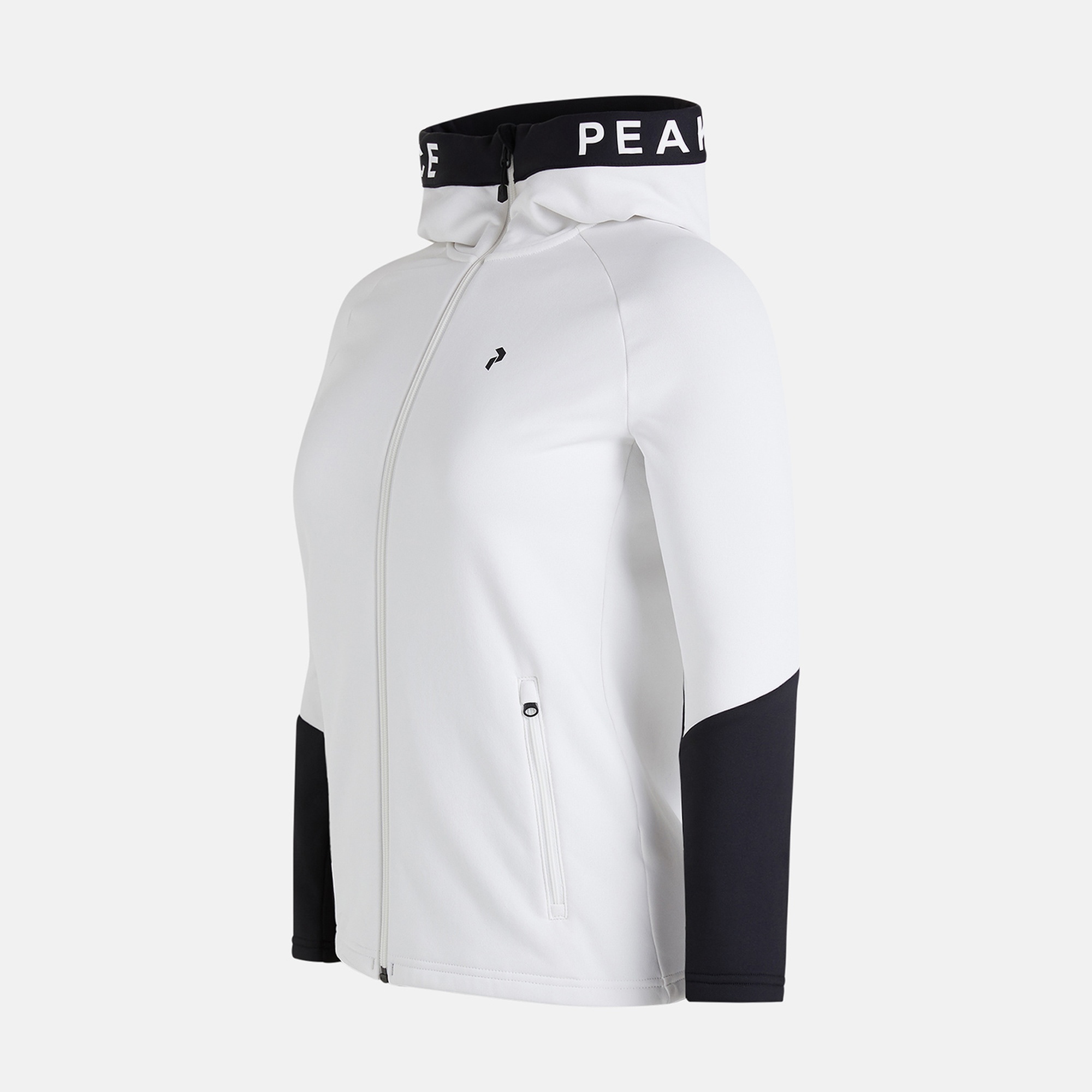 Peak Performance Rider Zip Hood Kadın Beyaz Outdoor Ceket