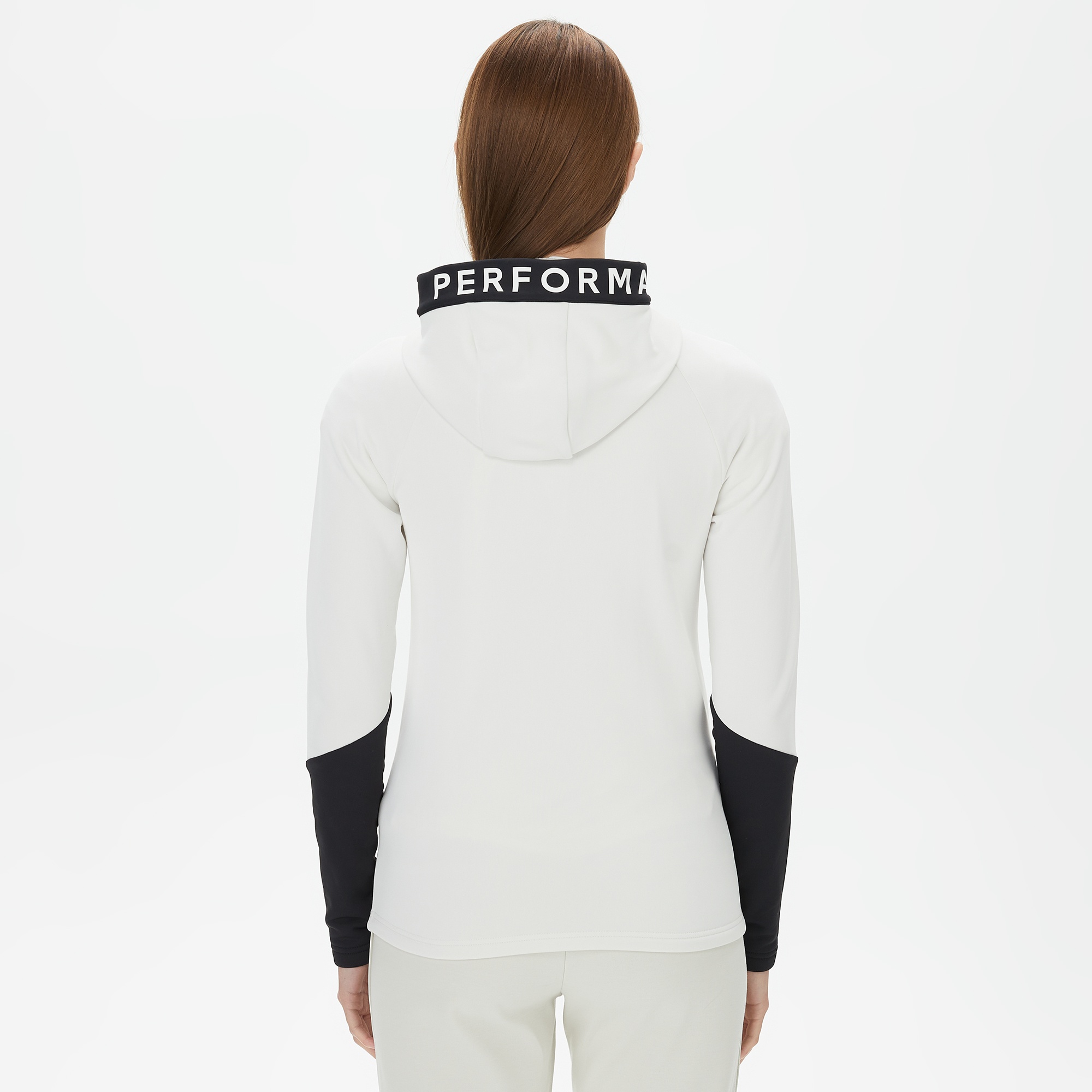 Peak Performance Rider Zip Hood Kadın Beyaz Outdoor Ceket