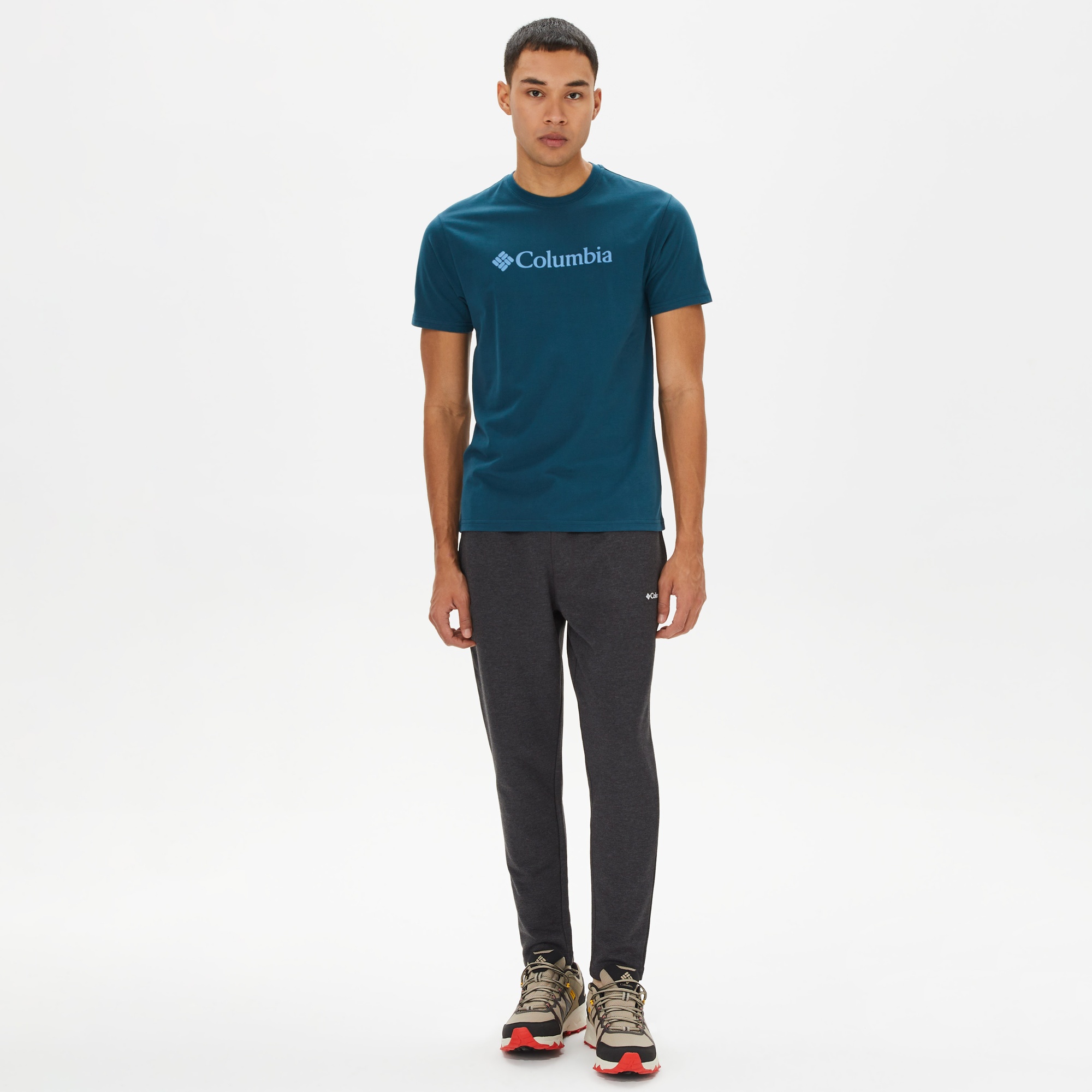 Columbia CSC Basic Erkek Mavi Günlük T-Shirt