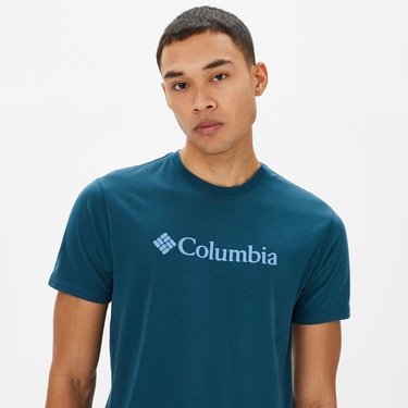  Columbia CSC Basic Erkek Mavi Günlük T-Shirt