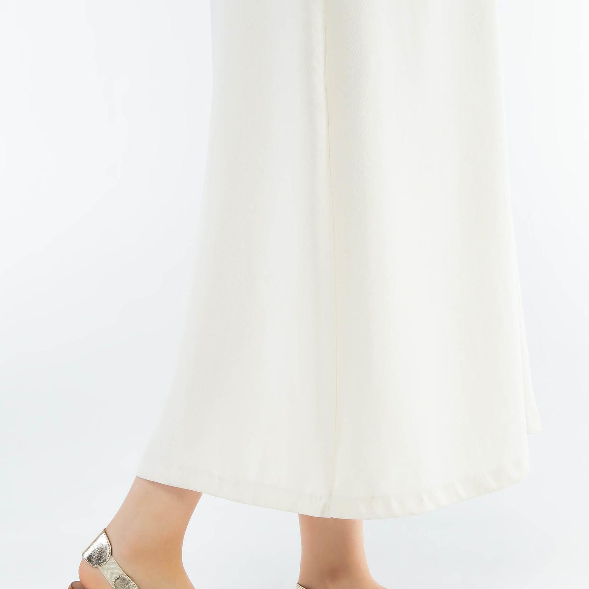 Tamer Tanca Kadın Hakiki Deri Sarı Düz Sandalet