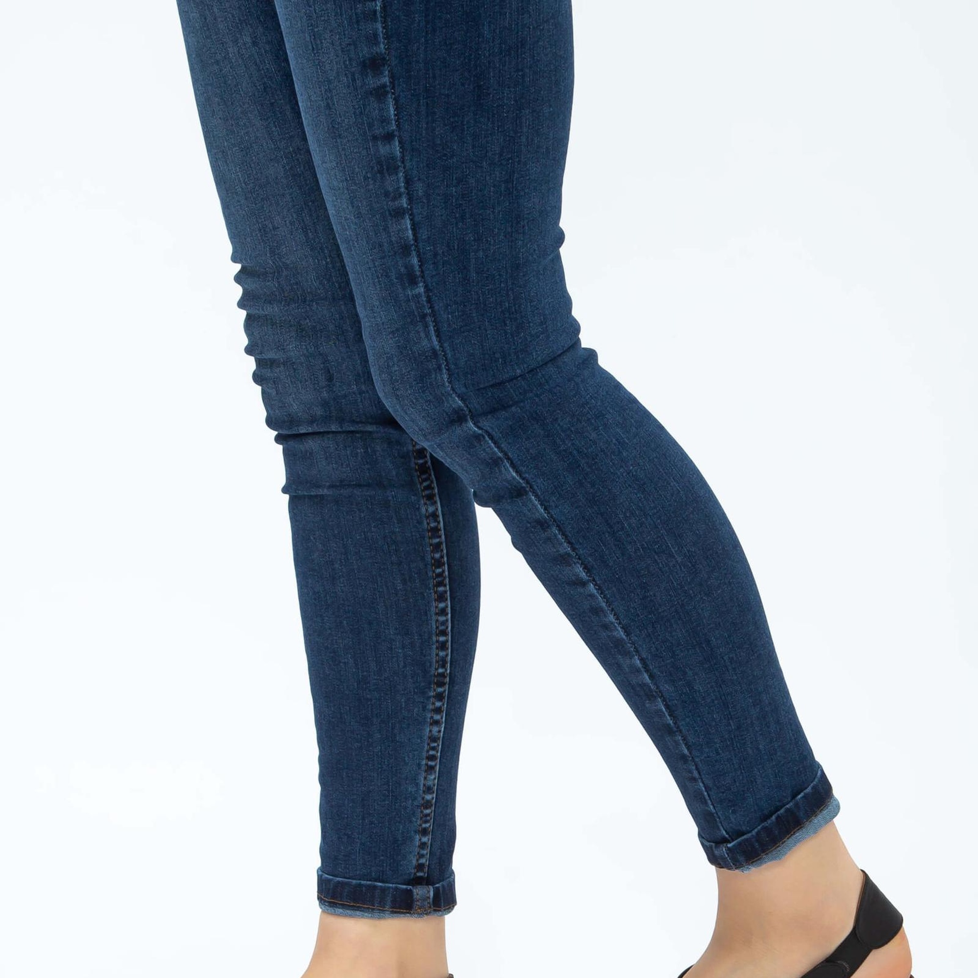 Tamer Tanca Kadın Hakiki Deri Siyah Deri Düz Sandalet