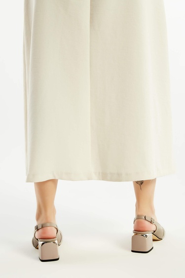  Tamer Tanca Kadın Hakiki Deri Vizon Topuklu Sandalet