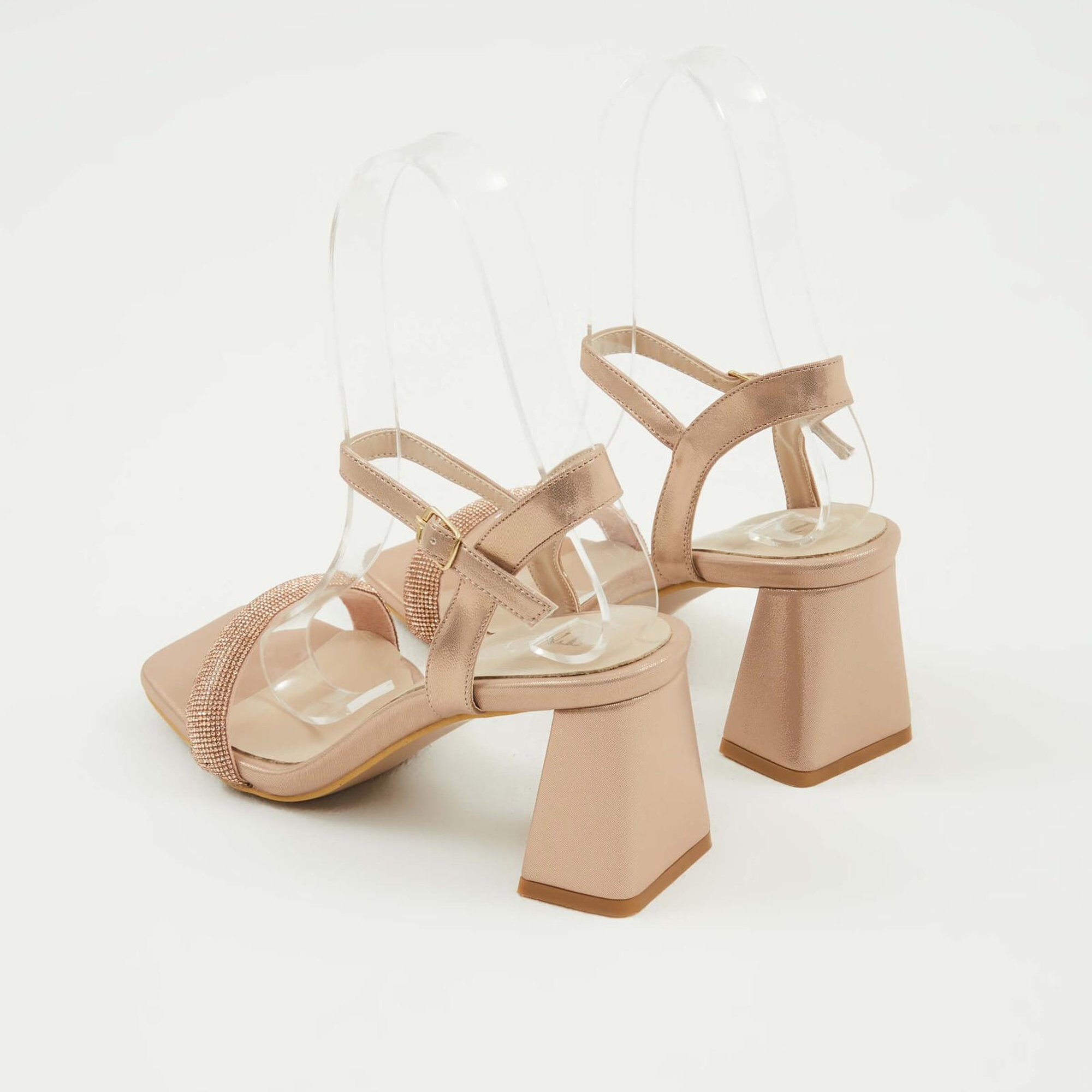 Tamer Tanca Kadın Hakiki Deri Nude Topuklu Sandalet