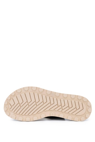  Tamer Tanca Kadın Vegan Haki Süet Düz Sandalet