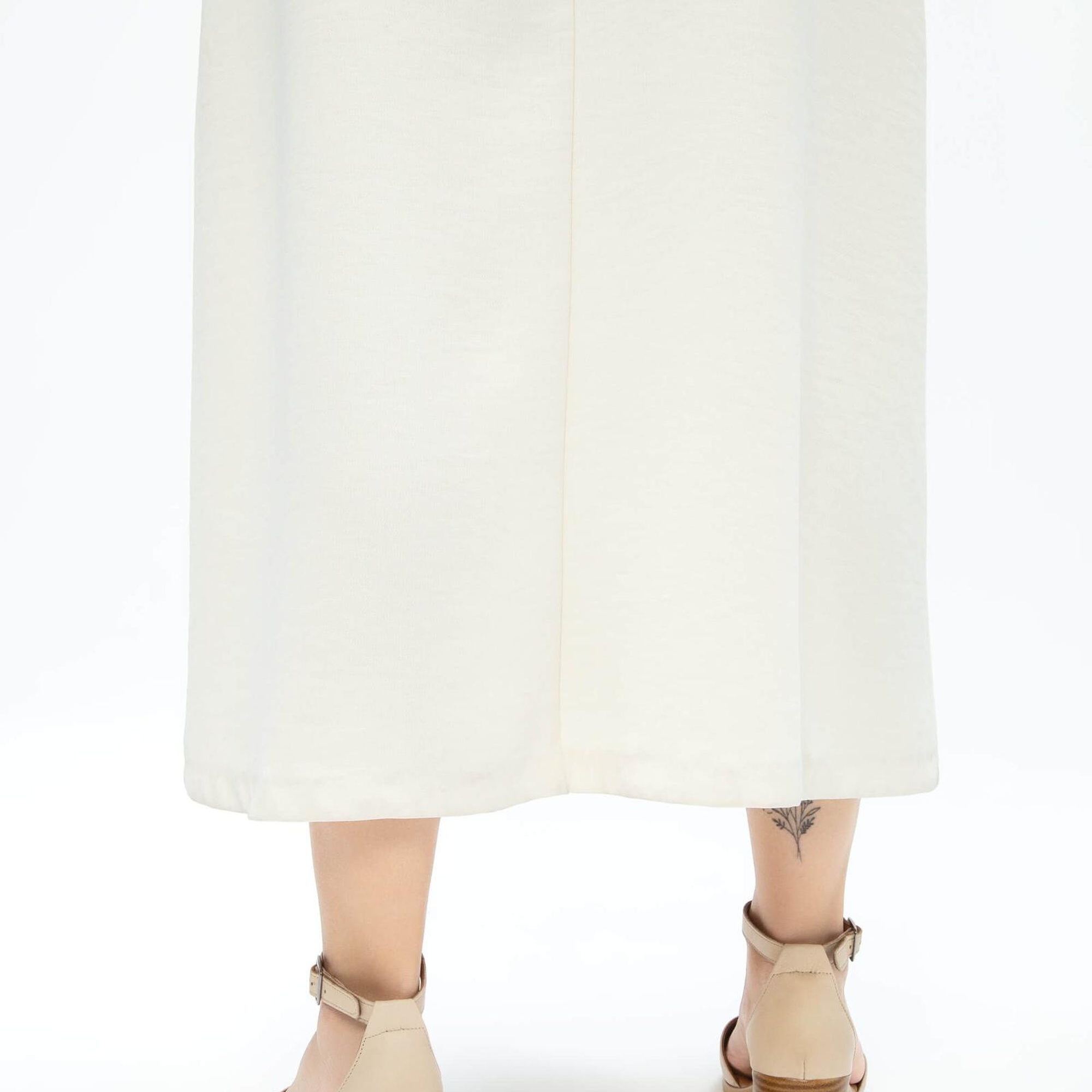 Tamer Tanca Kadın Vegan Bej Topuklu Sandalet