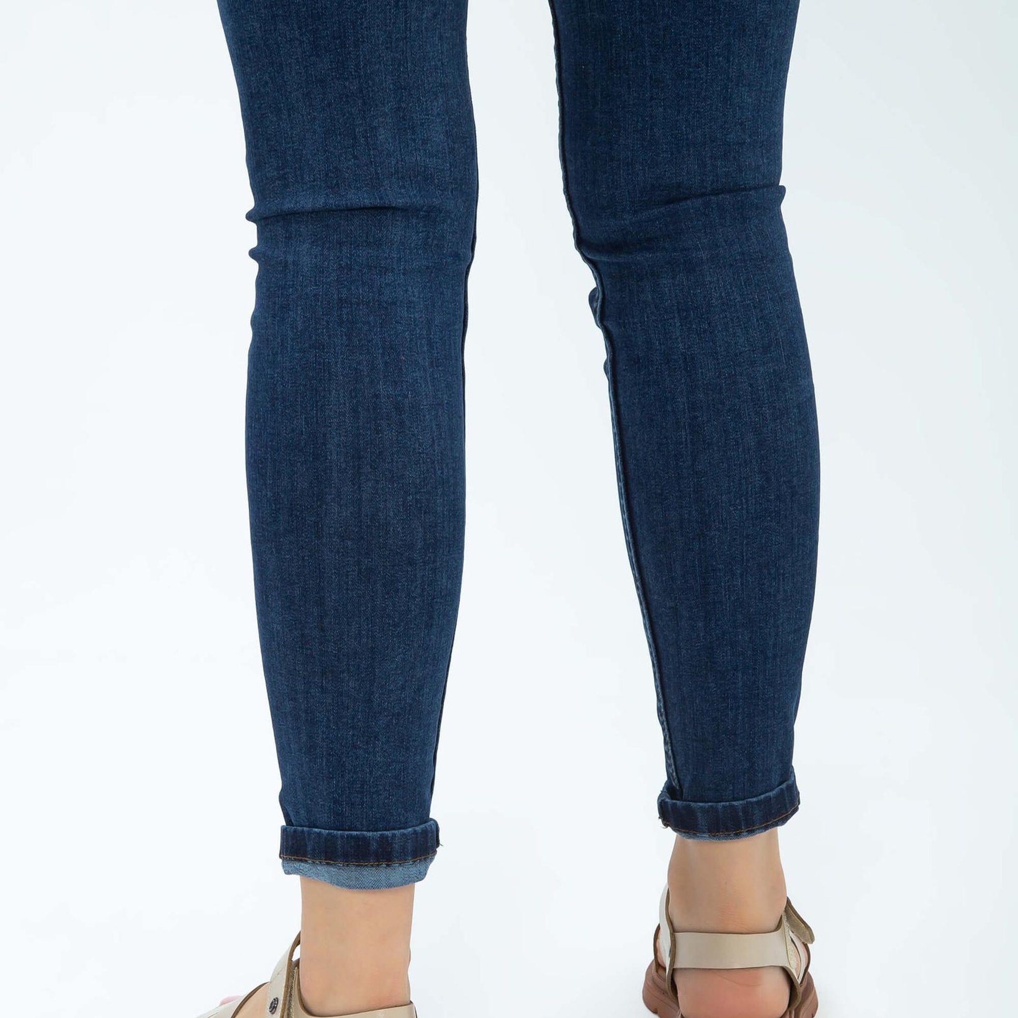 Tamer Tanca Kadın Hakiki Deri Bej Düz Sandalet