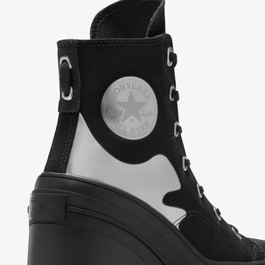  Converse Chuck 70 De Luxe Heel Kadın Siyah Platform Sneaker