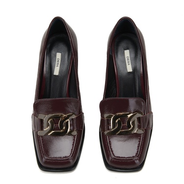  Kadın Bordo Klasik Ayakkabı