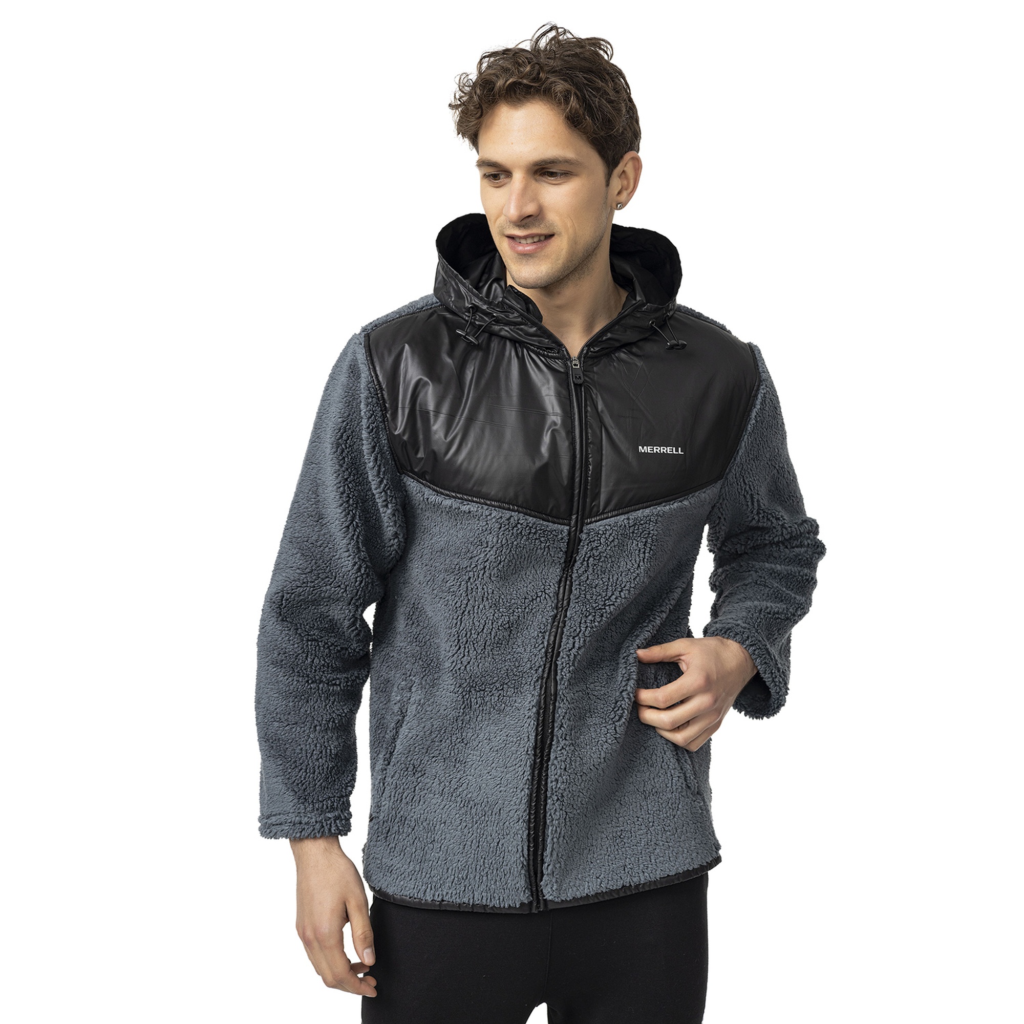 Merrell Job Erkek Gri Polar Ceket